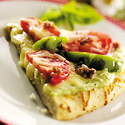 Grilled Pizza with Wisconsin Three-Cheese Blend